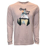 Out The Road Tee - Gravel Pink Long sleeve - Unisex