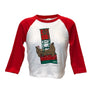 A Stellar Christmas Tee - Ladies Baseball Crop Tee