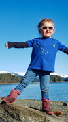 Alaska Flag Blue Tee - Youth