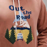 Out The Road Hoodie, Mauve Peach Color