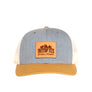 Treetop Baseball Cap Birch Leather Patch