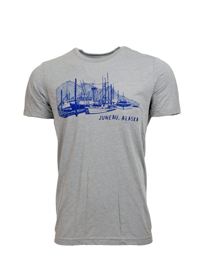 Juneau Alaska Boat Harbor T-shirt