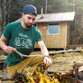 Cabin camping in the Alaska t-shirt