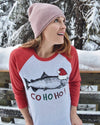 Holiday Co Ho Ho! Baseball Tee - Unisex