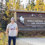 Denali National Park Sign and bighorn sheep t-shirt