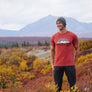 Denali Mountain National Park T-Shirt and fall colors