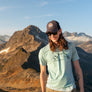 Glacial Flow T-shirt on Mt McGinnis