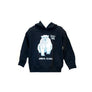 Stay cool kids hoodie with polar bear wearing sunglasses