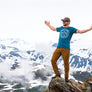 the Mt. Juneau hat on top of Mount Juneau peak