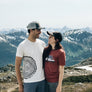 Denali Mountain National Park T-Shirt and Tree ring, mountain couple