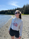 Mendenhall Towers Cropped Hoodie - Ladies
