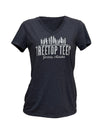 Treetop Tees, Juneau AK Tee - Ladies V-neck