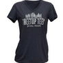 Treetop Tees, Juneau AK Tee - Ladies V-neck