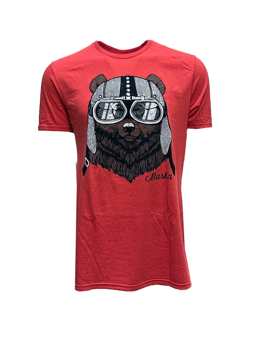 Aviator Bear Adult Tee- Unisex