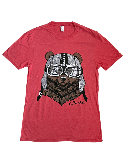 Aviator Bear Adult Tee- Unisex