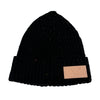 AK Flag Leather Patch Beanie - Merino Wool