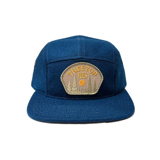 Treetop Tees Forest Patch Wool Cap - Blue