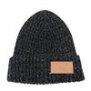 AK Flag Leather Patch Beanie - Merino Wool