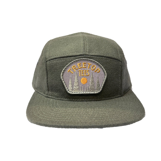 Treetop Tees Forest Patch Wool Cap - Green