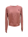 Alaska Flag Heart Sweatshirt - Ladies