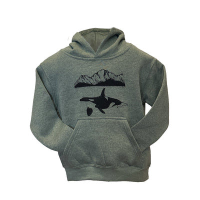 Orca Sketch Hoodie - Youth