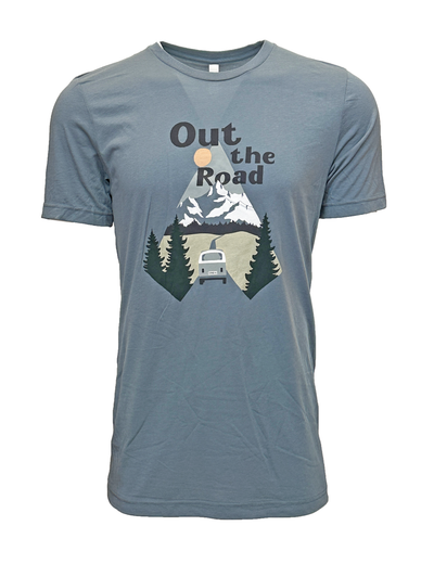 Out The Road Tee - Slate Blue - Unisex
