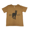 Run Wild Wolf Tee - Youth