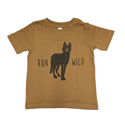 Run Wild Wolf Tee - Youth