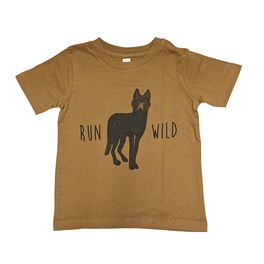 Run Wild Wolf Tee - Youth