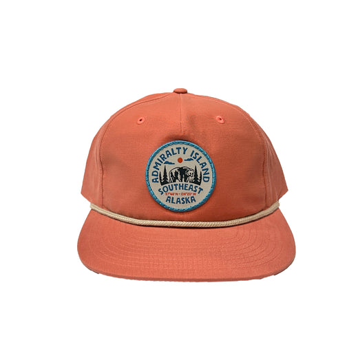 Admiralty Island Patch Cap - Salmon
