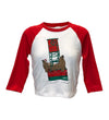 A Stellar Christmas Tee - Ladies Baseball Crop Tee