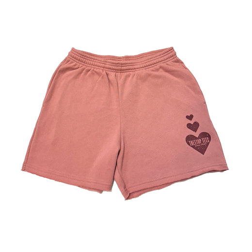 Alaska Heart Fleece Shorts - Ladies