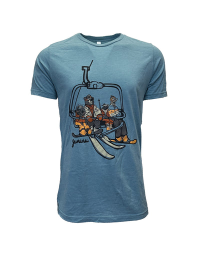Juneau Ski Lift Animals Tee - Unisex