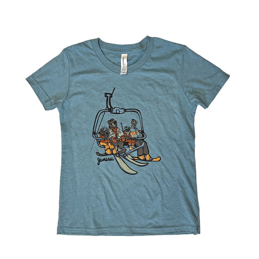 Juneau Ski Lift Animals Tee - Youth