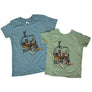 Juneau Ski Lift Animals Tee - Youth