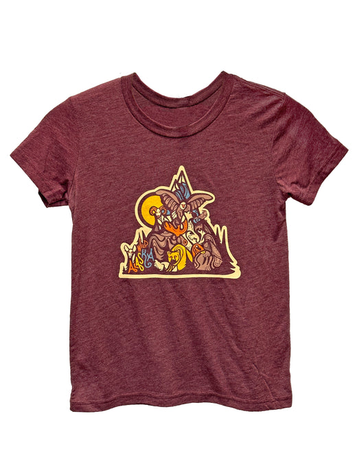 Wild Alaska Animals Tee - Youth
