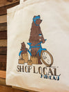 Shop local Juneau re-usable shopping tote