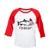 Co Ho Ho Christmas Coho Salmon Kids T-shirt