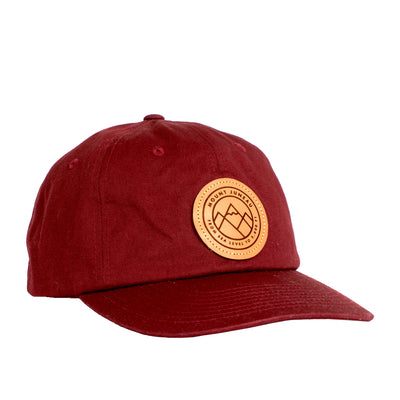Mount Juneau Dad Hat - Maroon