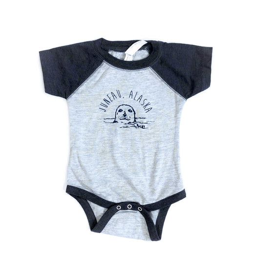 Juneau baby onesie, with cute seal
