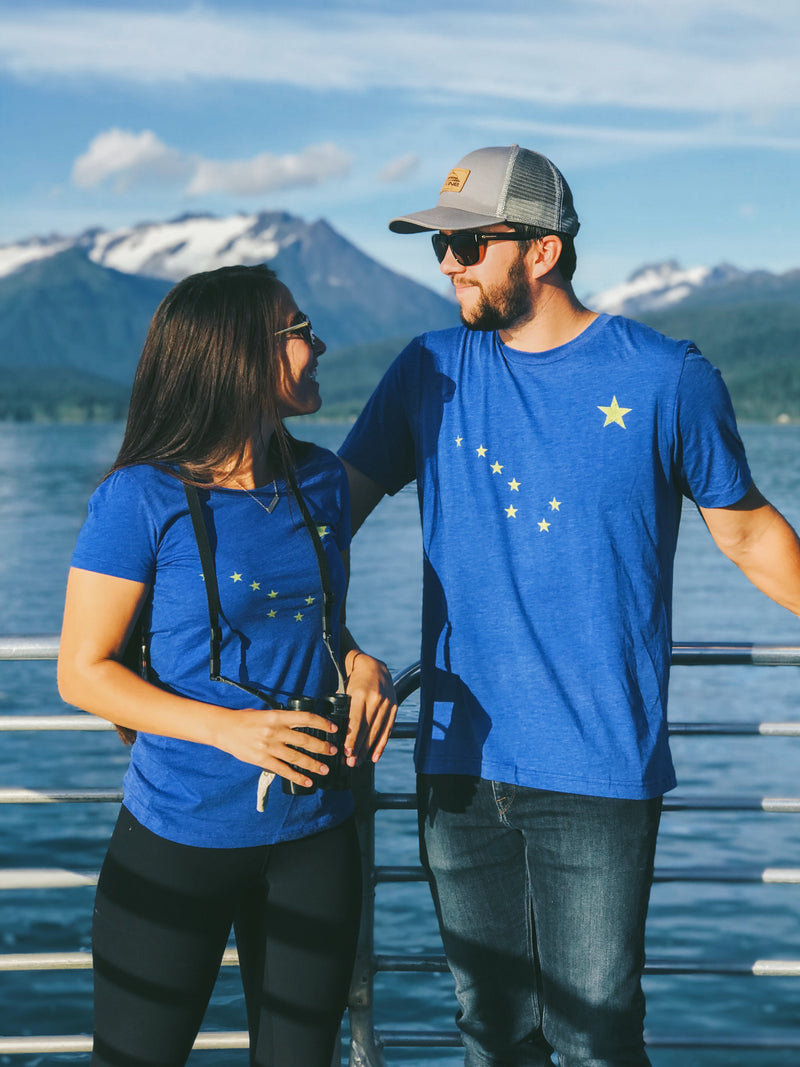 Alaska Flag Blue Tee - Unisex