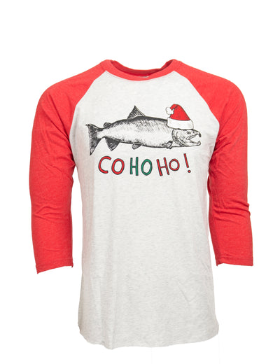 Co Ho Ho Christmas Coho Salmon T-shirt