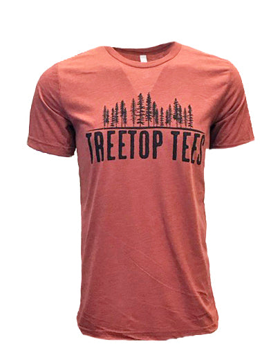 Treetop Logo Tee - Clay Triblend
