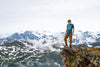 standing on Mt. Juneau Peak wearing Mount Juneau t-Shirt and Hat